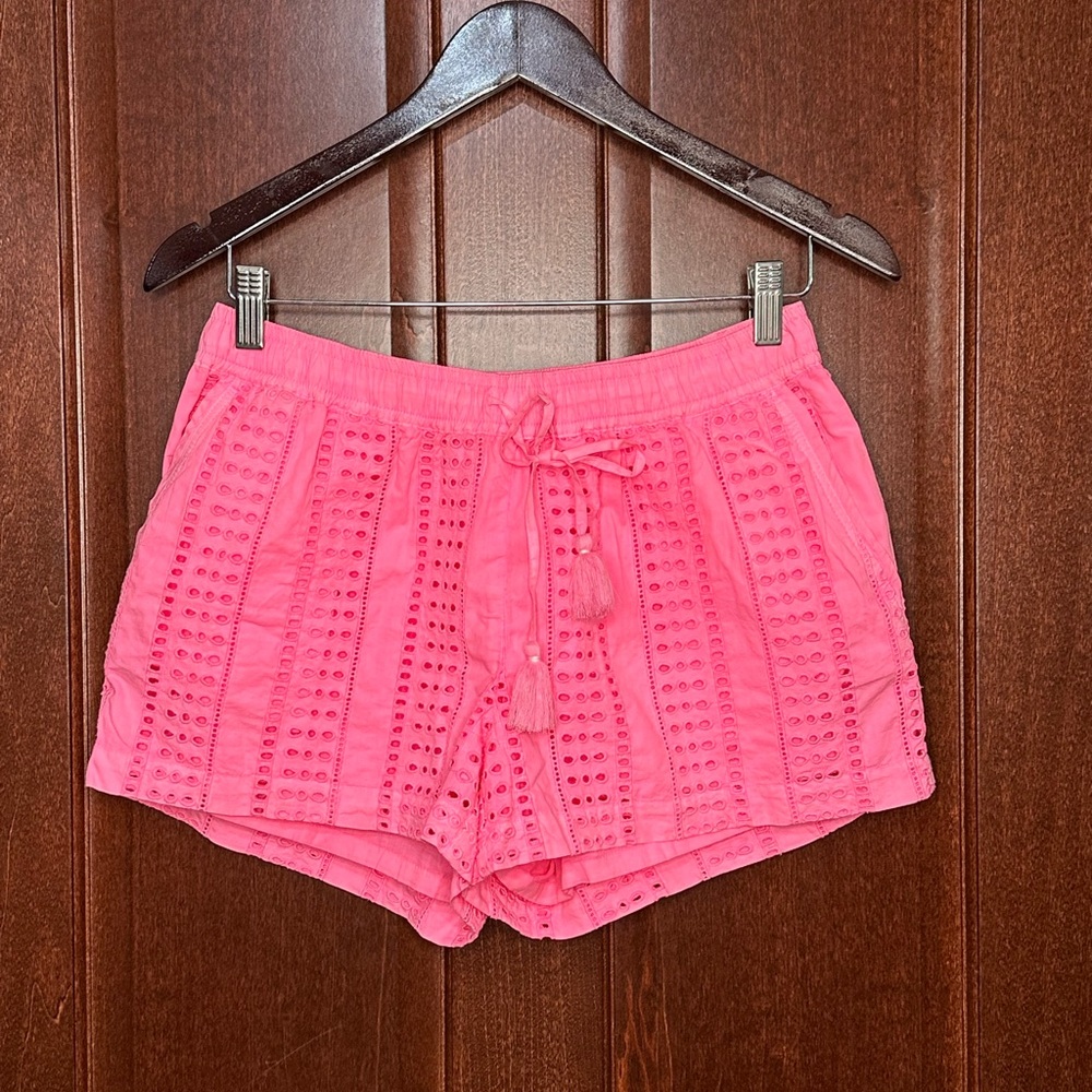 Vineyard Vines Women’s Sea Spray Eyelet Pull-On Shorts - Size Small